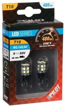 Led Series - 9-30v - (t10) 2 Pz - Scatola - Bianco<br />
