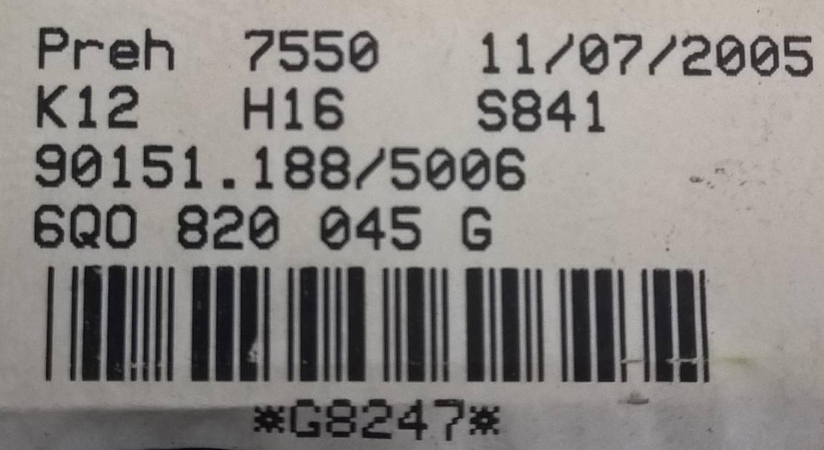 comandi clima volkswagen fox 6qo820045g