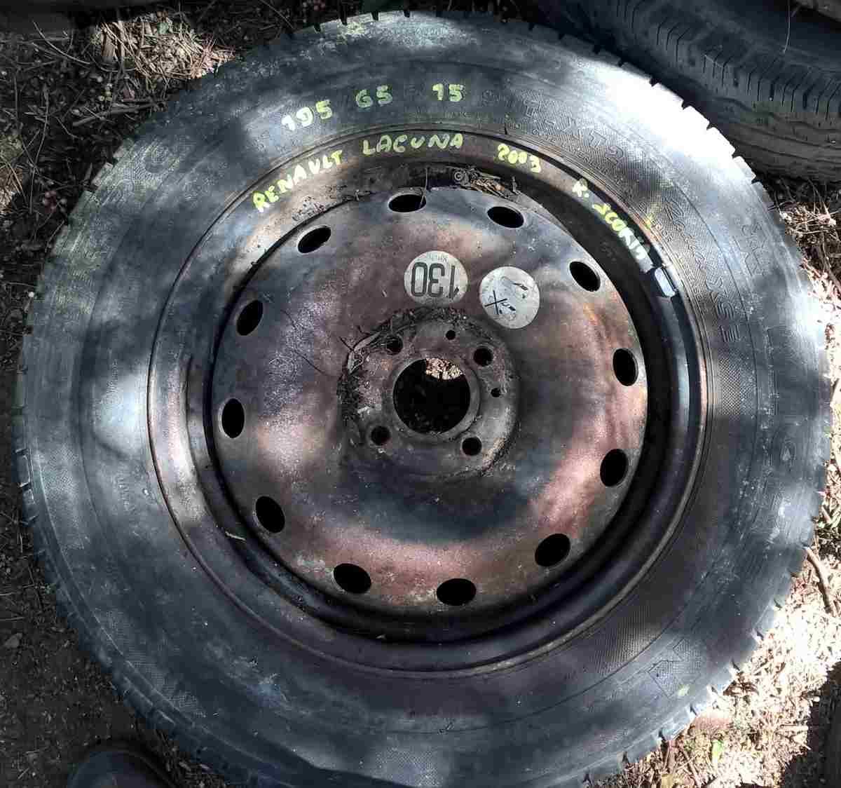 1 ruota ruotino renault laguna 2003 195-65-15<br />