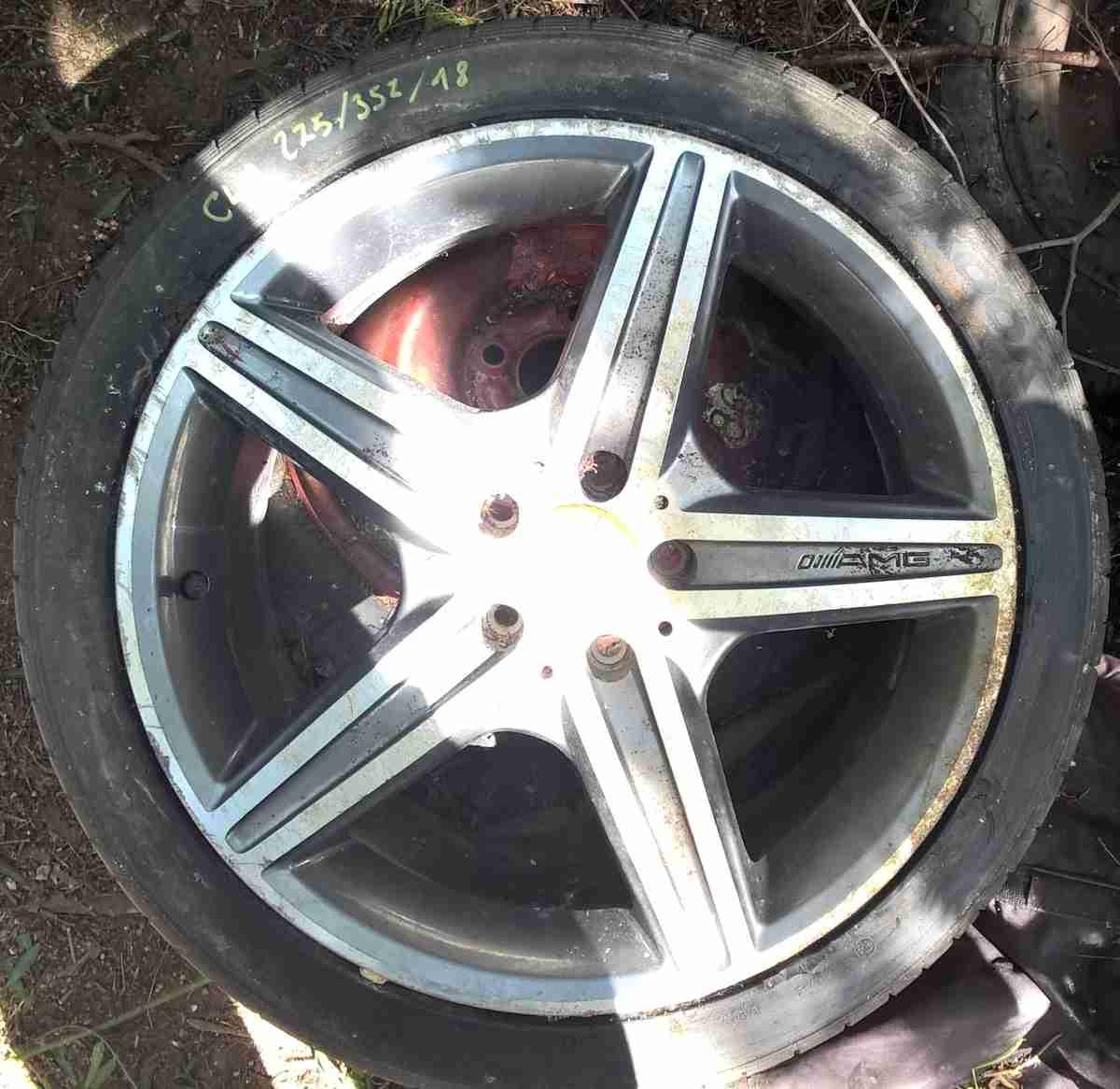 1 cerchio in lega mercedes cls 275-35-18