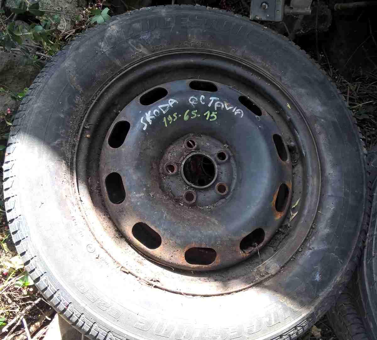 1 cerchio in ferro skoda octavia 195-65-15