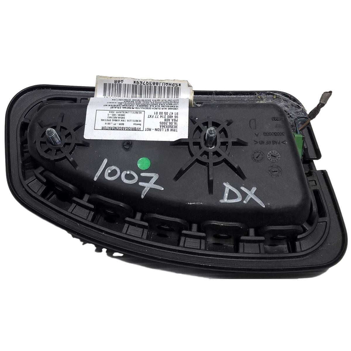 airbag sedile ant dx peugeot 1007 9648021477