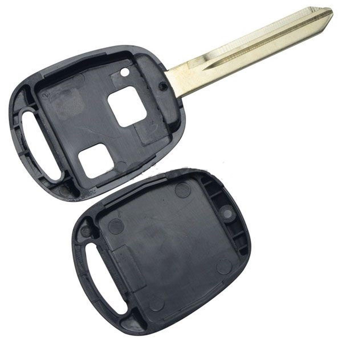 chiave guscio telecomando 2 tasti chiavi auto toyota rav4 yaris corolla