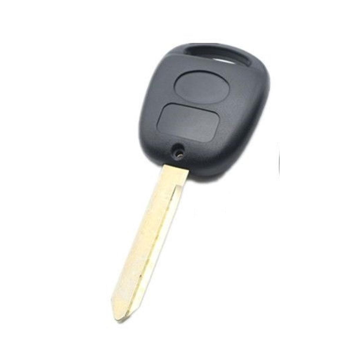 chiave guscio telecomando 2 tasti chiavi auto toyota rav4 yaris corolla