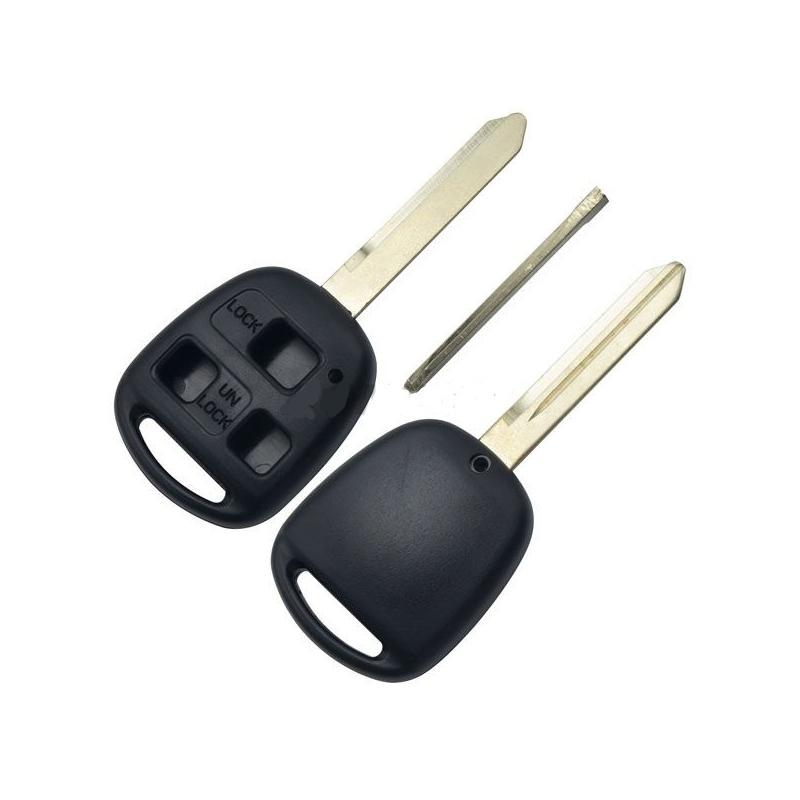 chiave guscio telecomando 3 tasti chiavi auto toyota rav4 yaris
