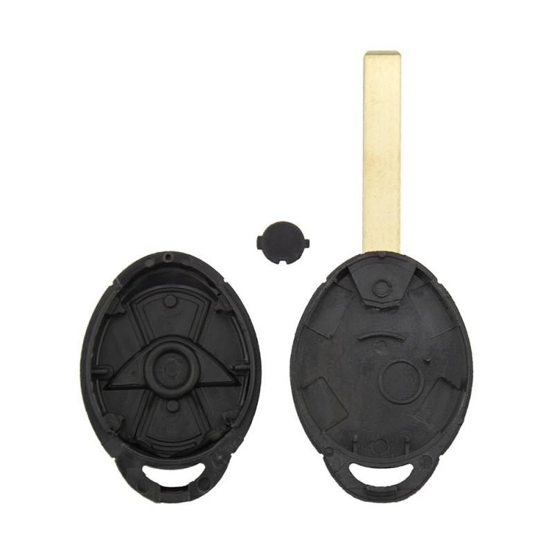 chiave guscio telecomando 2 tasti chiavi auto mini cooper one