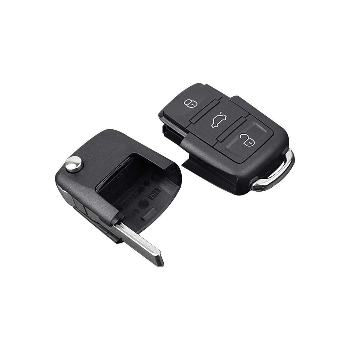 chiave guscio telecomando 3 tasti chiavi auto volkswagen passat polo fox tiguan golf