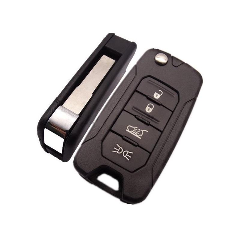 chiave guscio telecomando 4 tasti chiavi auto jeep renegade