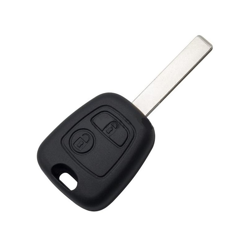 chiave guscio telecomando 2 tasti chiavi auto citroen C1 C2 C3 C4 C5