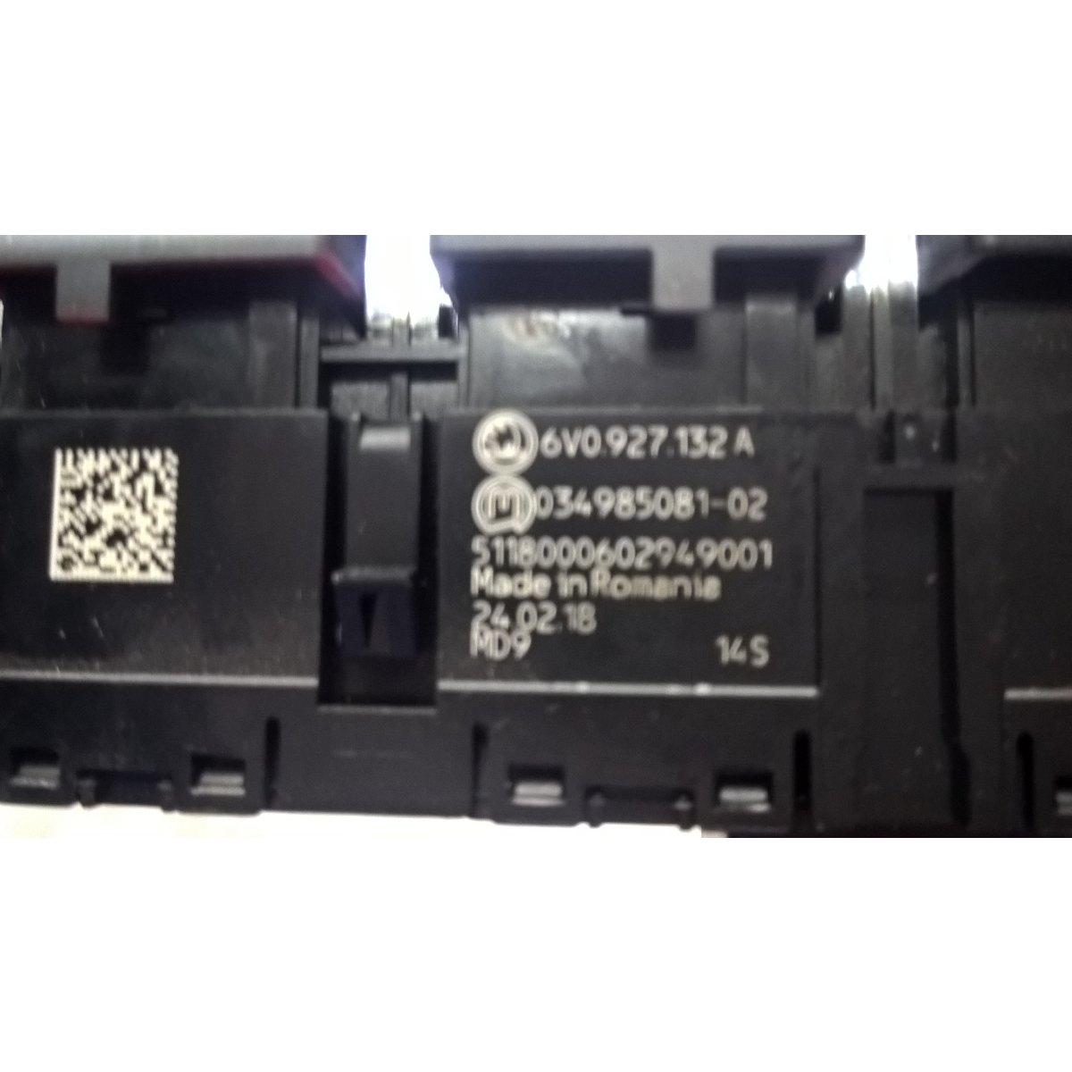 blocco comandi luci di emergenza skoda fabia 2018 034985081