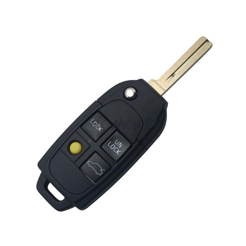 chiave guscio telecomando 4 tasti chiavi auto volvo s80 s60 v70 xc70 xc90