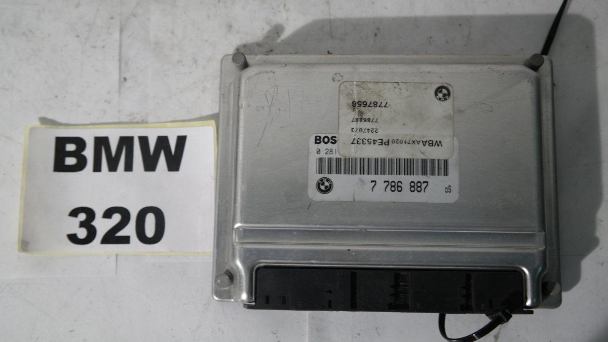 Bmw 320 e46 7786887 centralina motore bosch