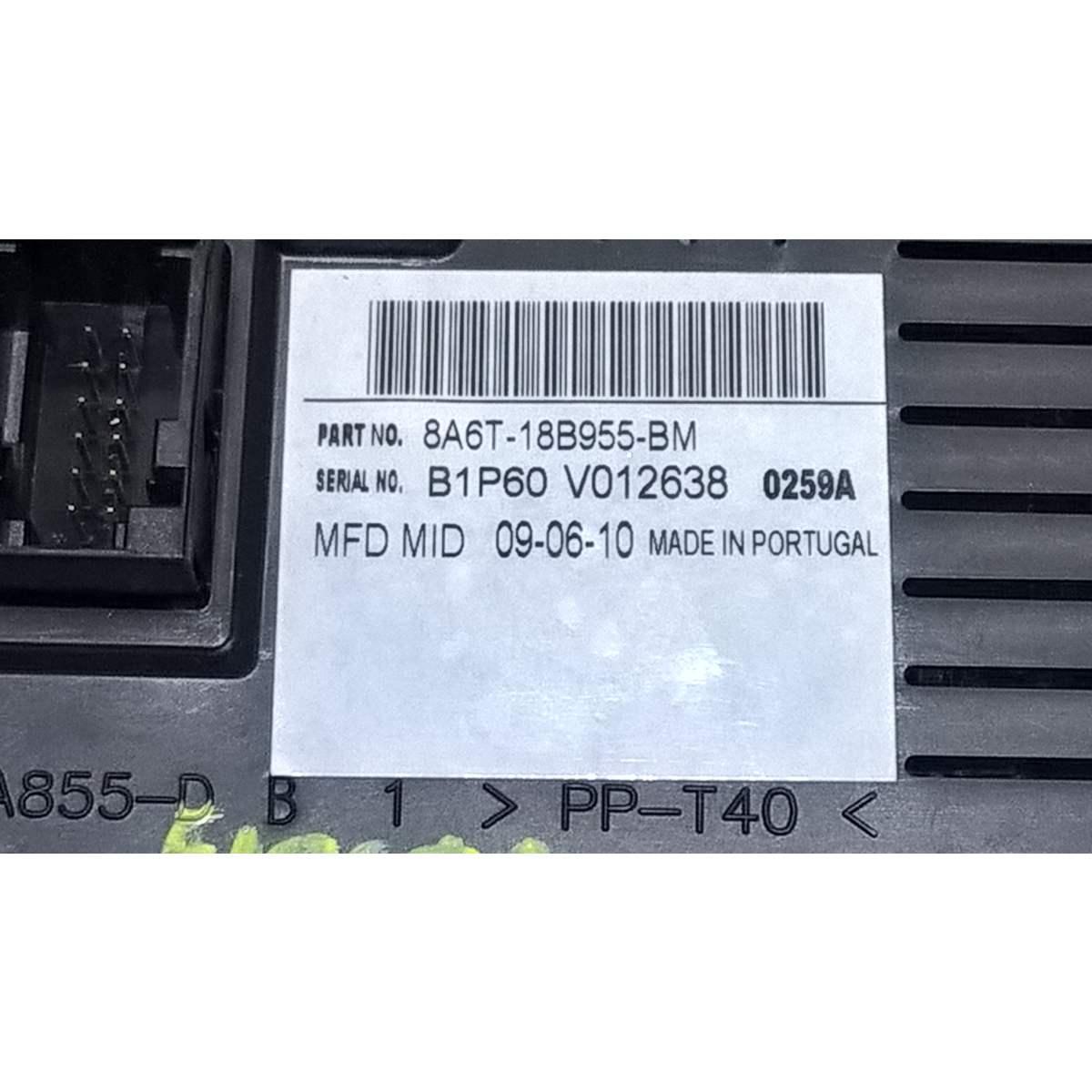 display autoradio ford fiesta 2011 8a6t18b955bm