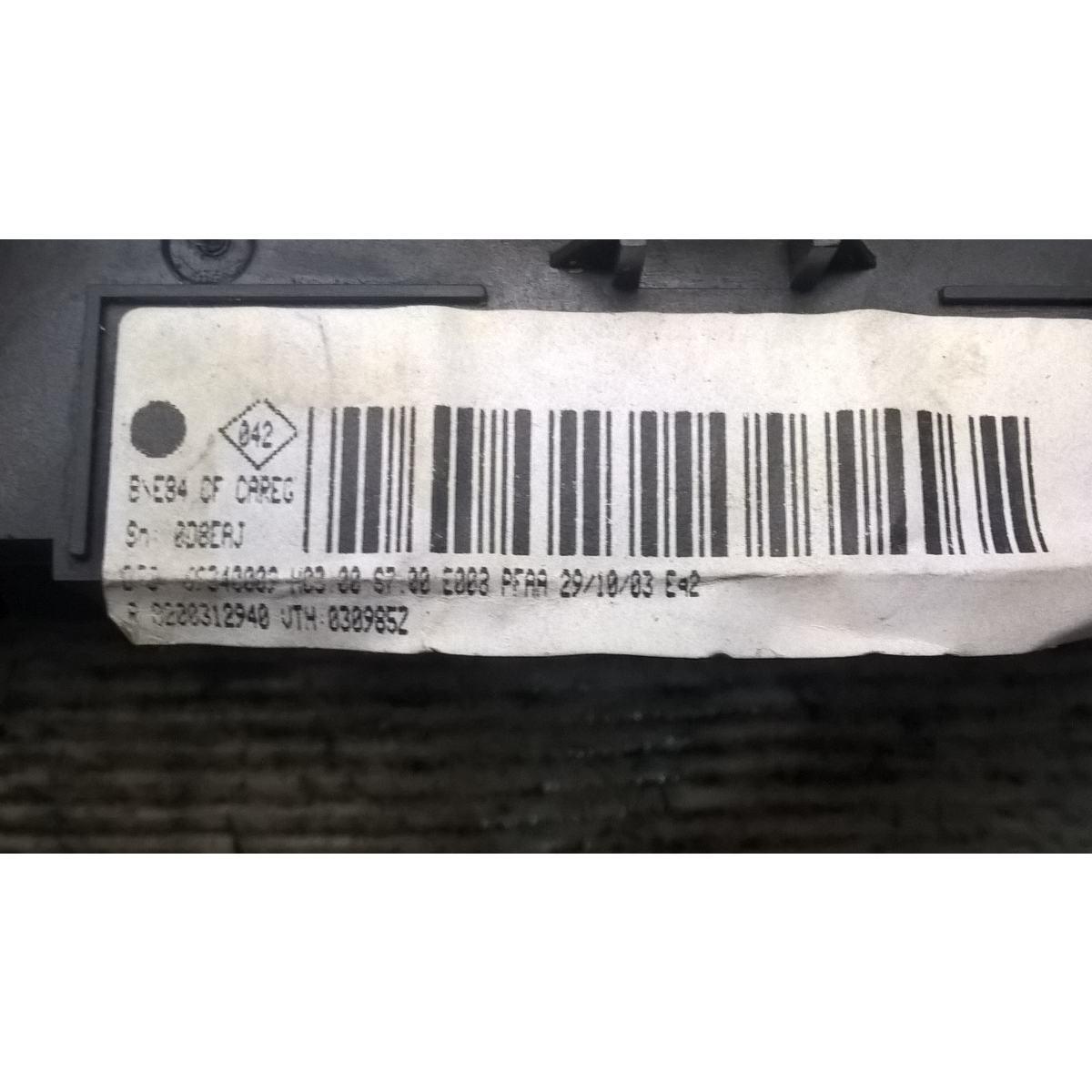 comandi clima renault megane 0200312940