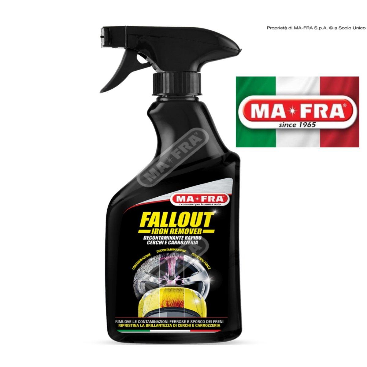 Mafra pulitore decontaminante rigenera cerchi cerchioni ruote spray auto