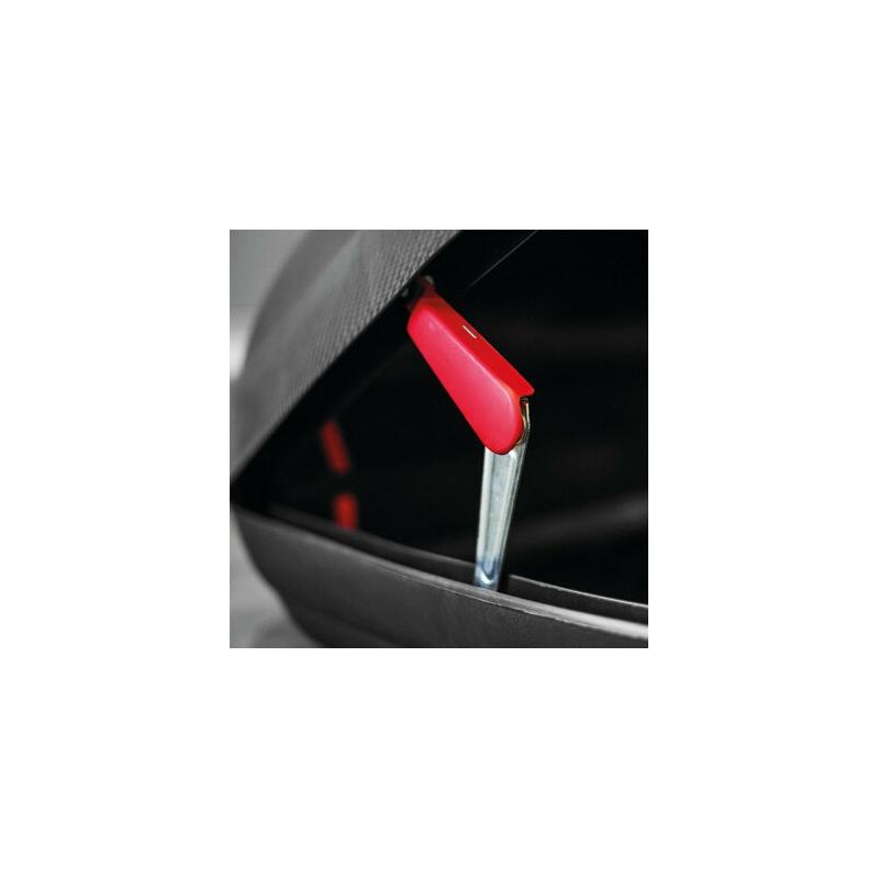 box tetto PORTATUTTO  in polipropilene, 480 litri - Nero Carbon LAMPA