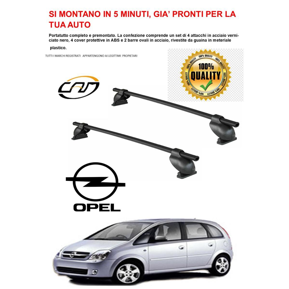barre portatutto portapacchi opel Signum 5P (03>08) No rails