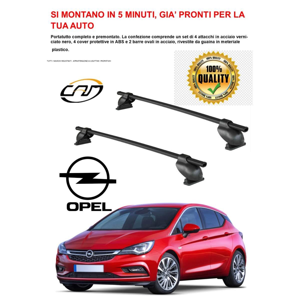 barre portatutto portapacchi opel Signum 5P (03>08) No rails