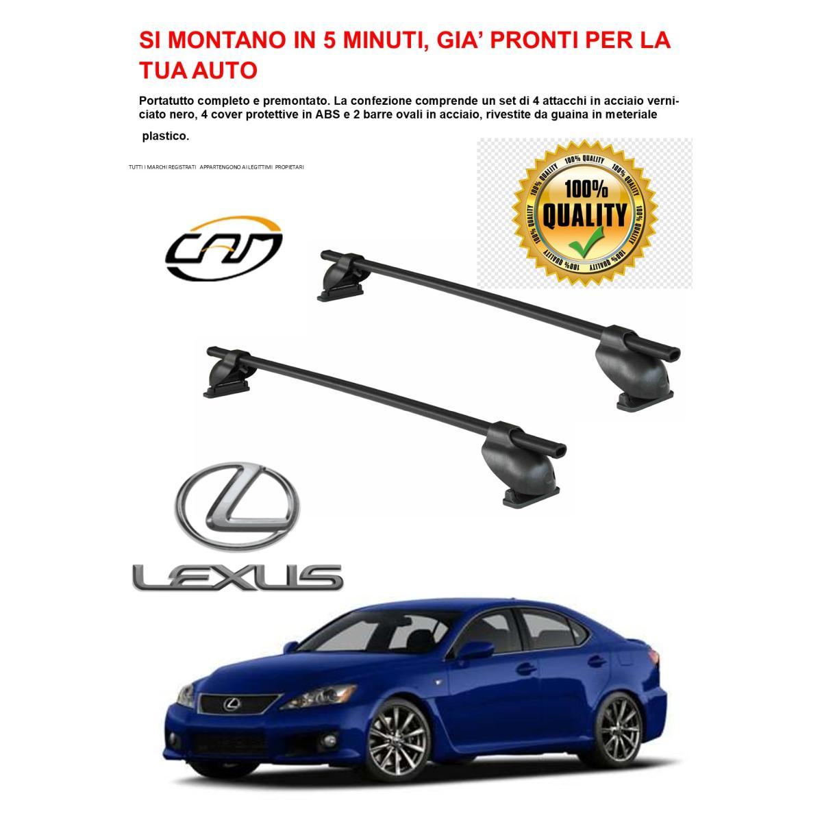 barre portatutto portapacchi Lexsus IS II 4P (05>13)