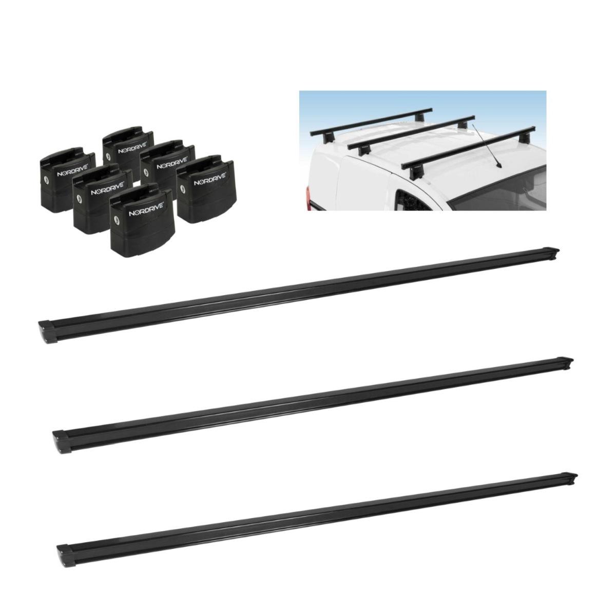 barre portatutto citroen nemo dal 2008 al 2014 nordrive 3 barre professionali