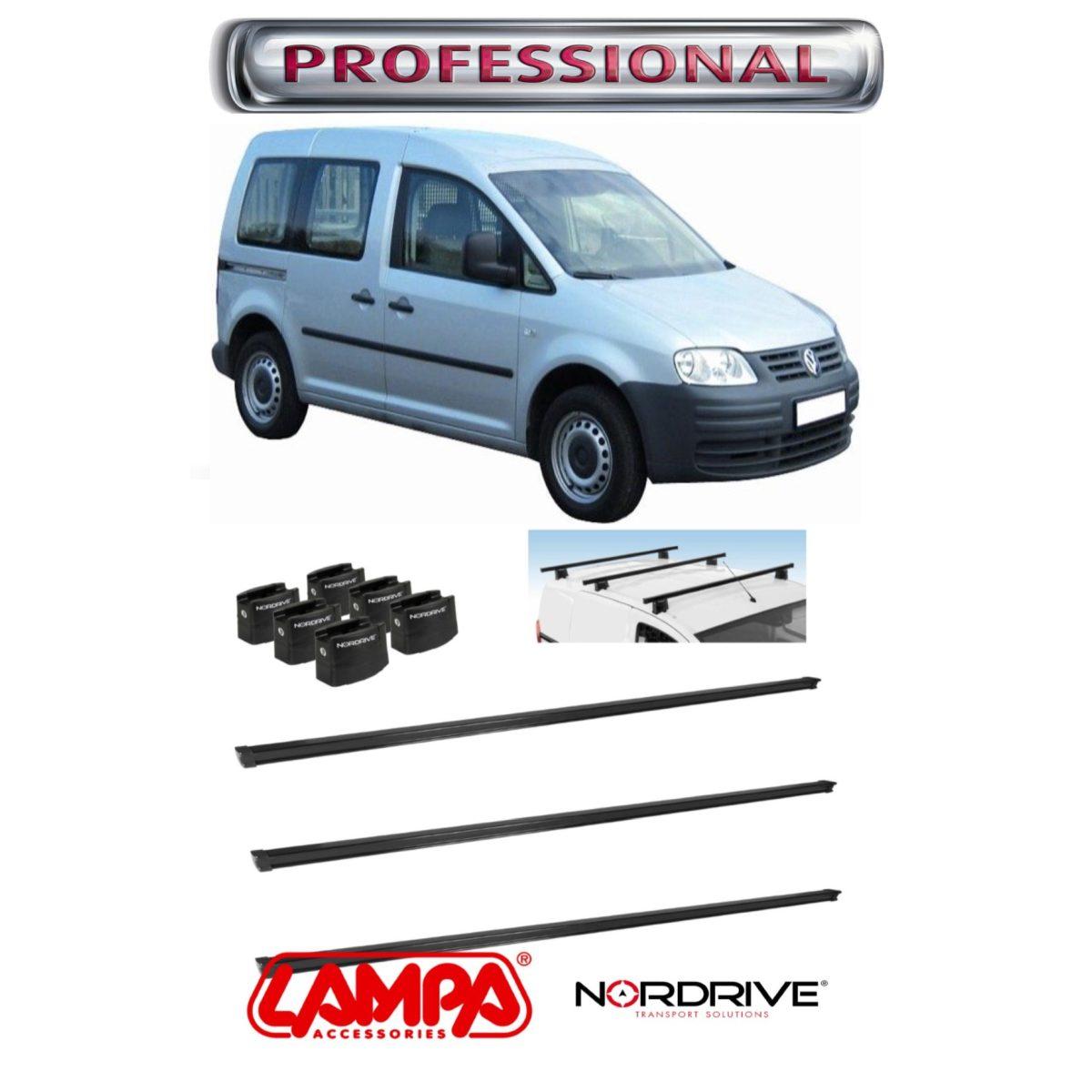 Volkswagen caddy dal 2004 al 2015 nordrive 3 barre professionali