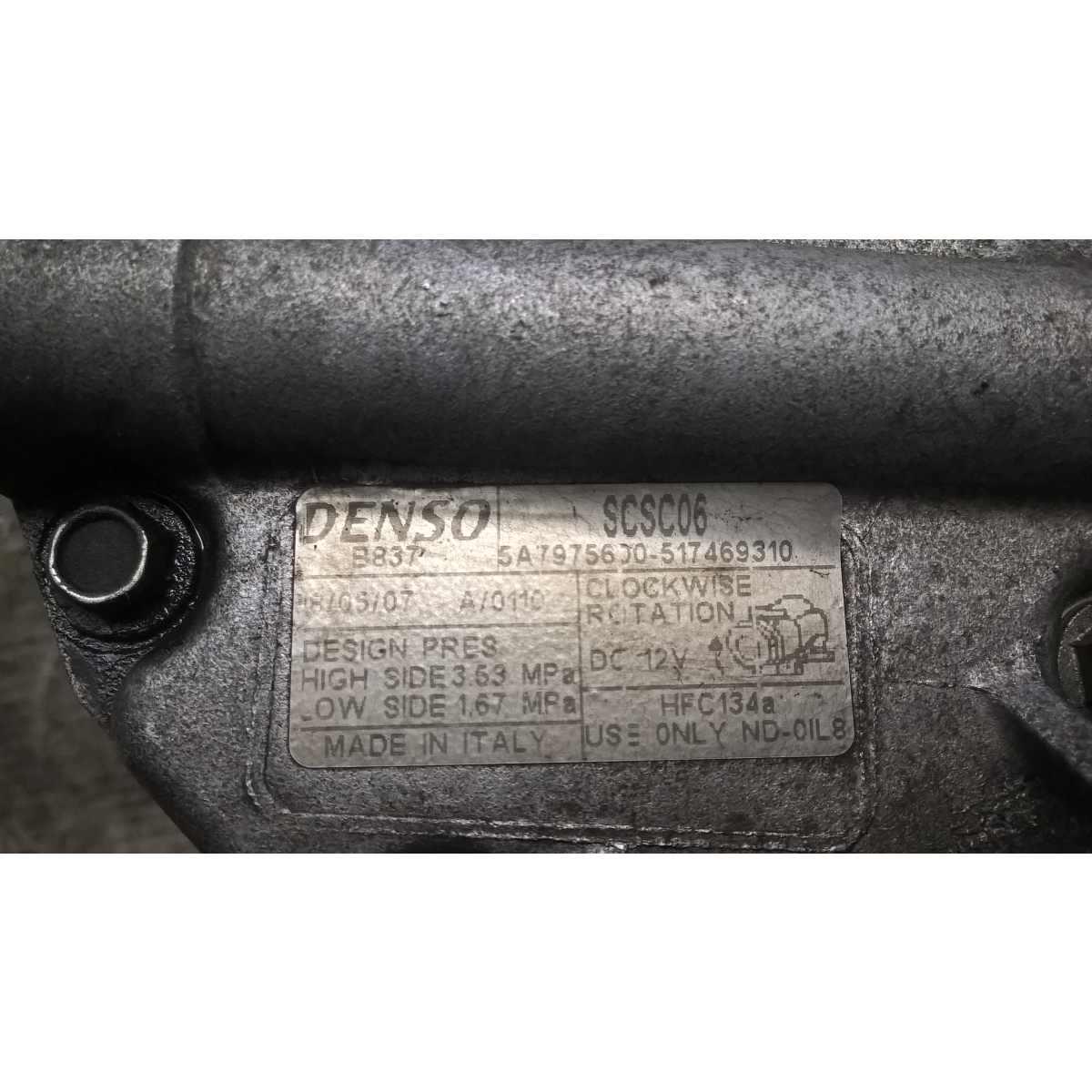 compressore aria condizionata punto 1.3 mtj 517469310