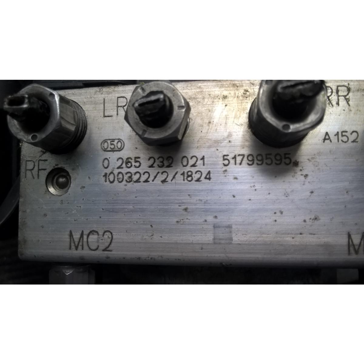 centralina abs fiat panda 2005 1.2 bz 0265800673