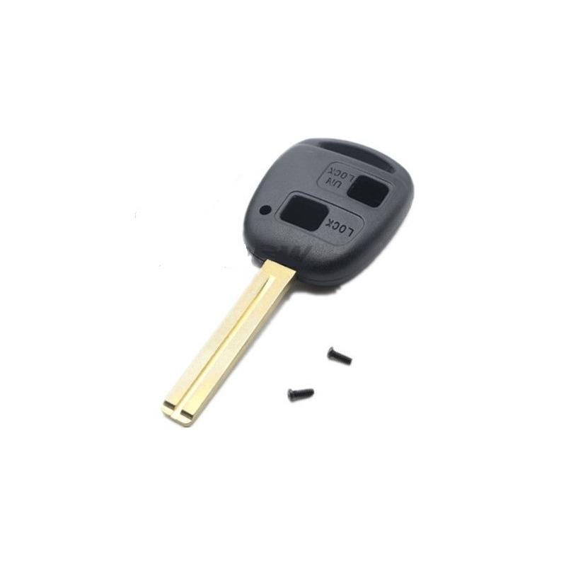 chiave guscio telecomando 2 tasti chiavi auto toyota rav4 yaris corolla