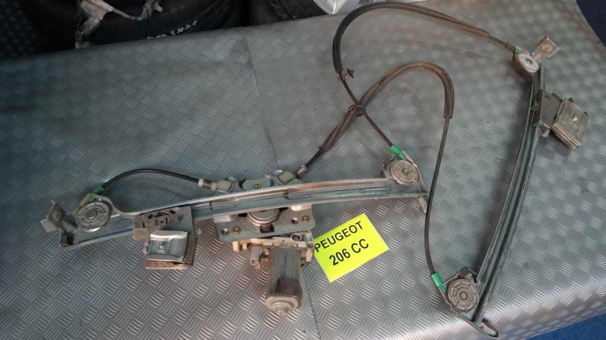 Peugeot 206 cc alzavetro elettrico anteriore dx