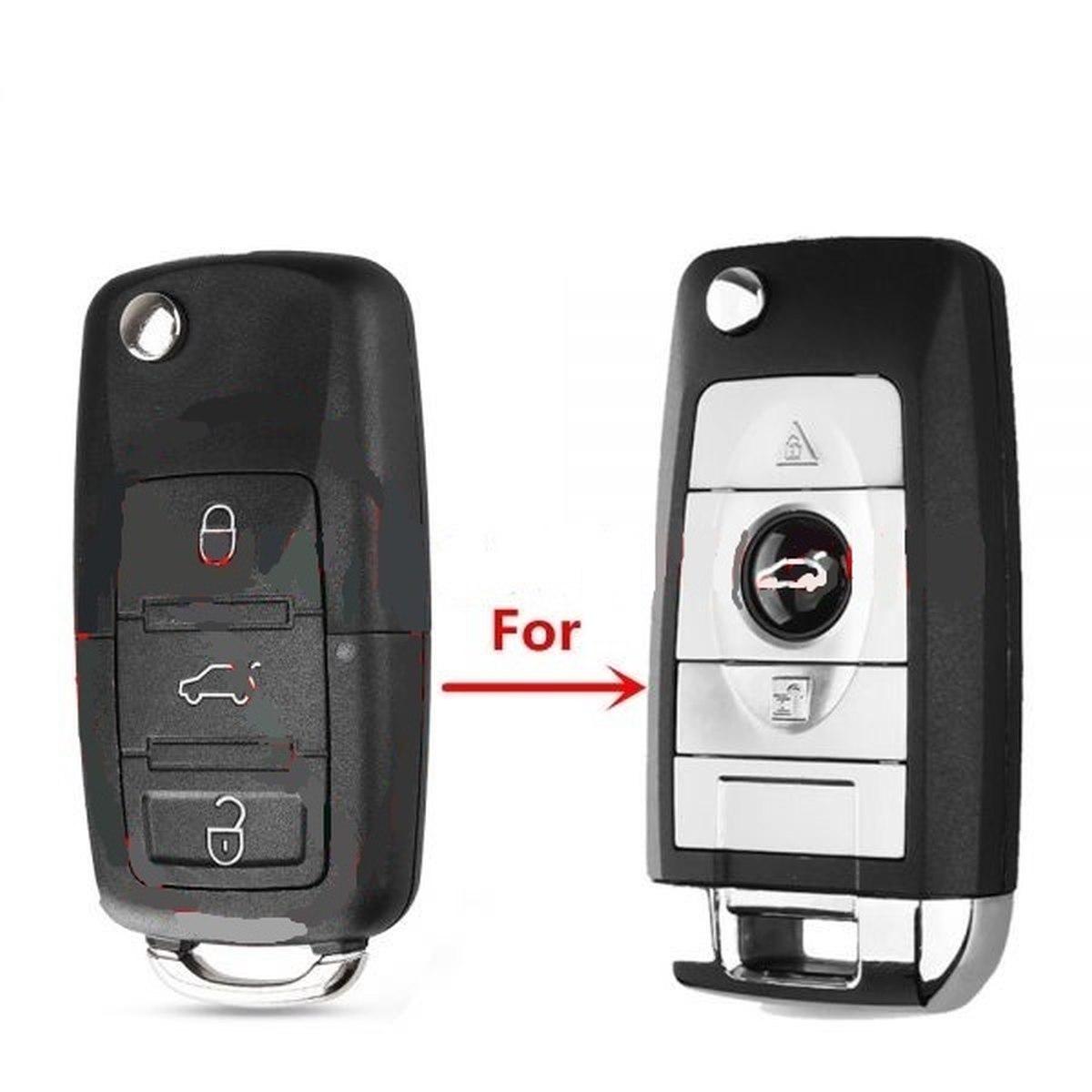 chiave guscio 3 tasti chiavi auto volkswagen up, polo, lupo