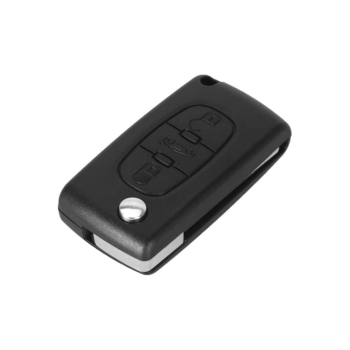 chiave guscio telecomando 3 tasti chiavi auto citroen c1 c2 c3