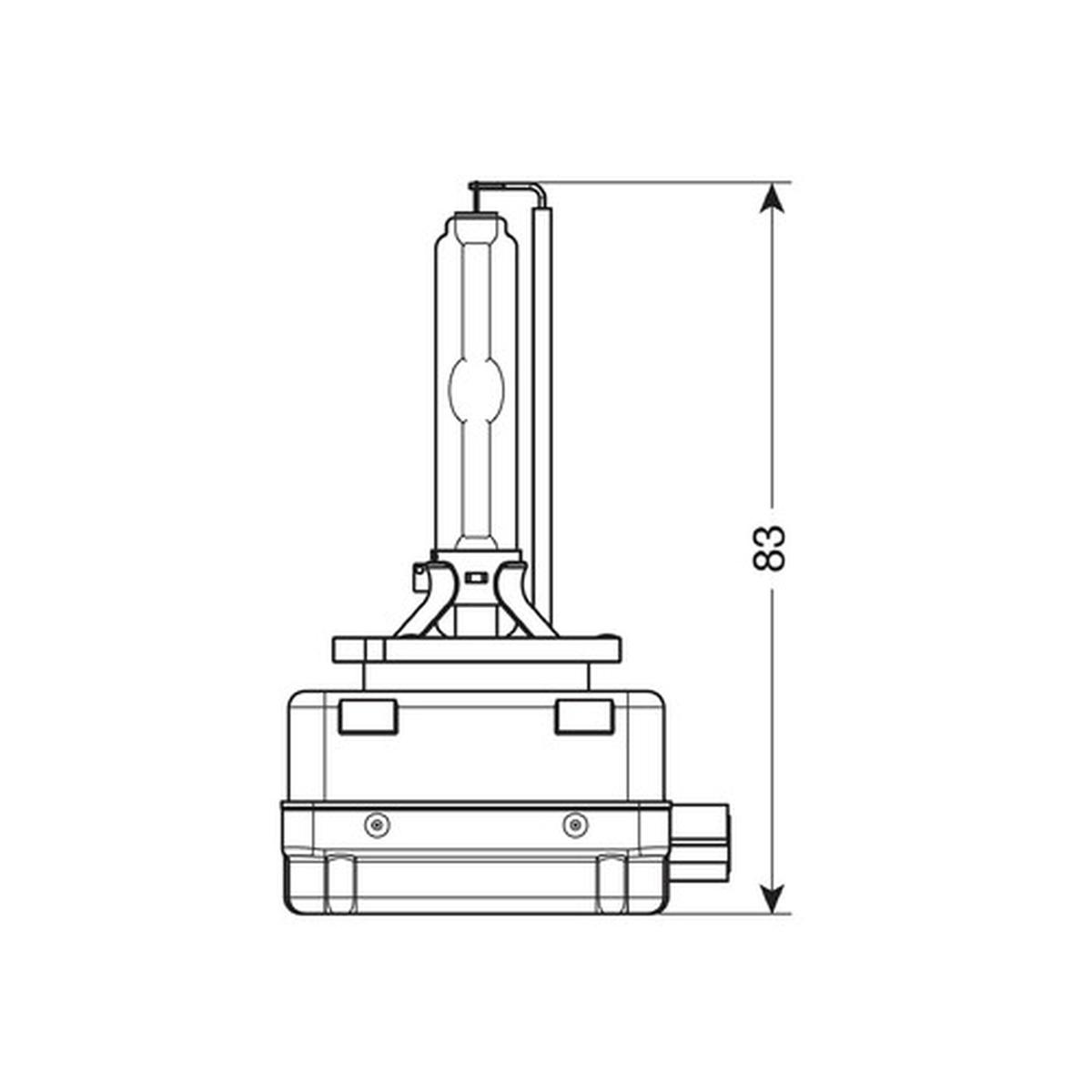 Lampada HID Xenon 5.000K - D3S - 35W - PK32d-5 - 1 pz - D/Blister