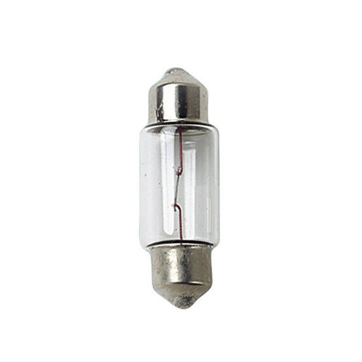 12V Lampada siluro - 11x31 mm - 10W - SV8,5-8 - 2 pz - D/Blister