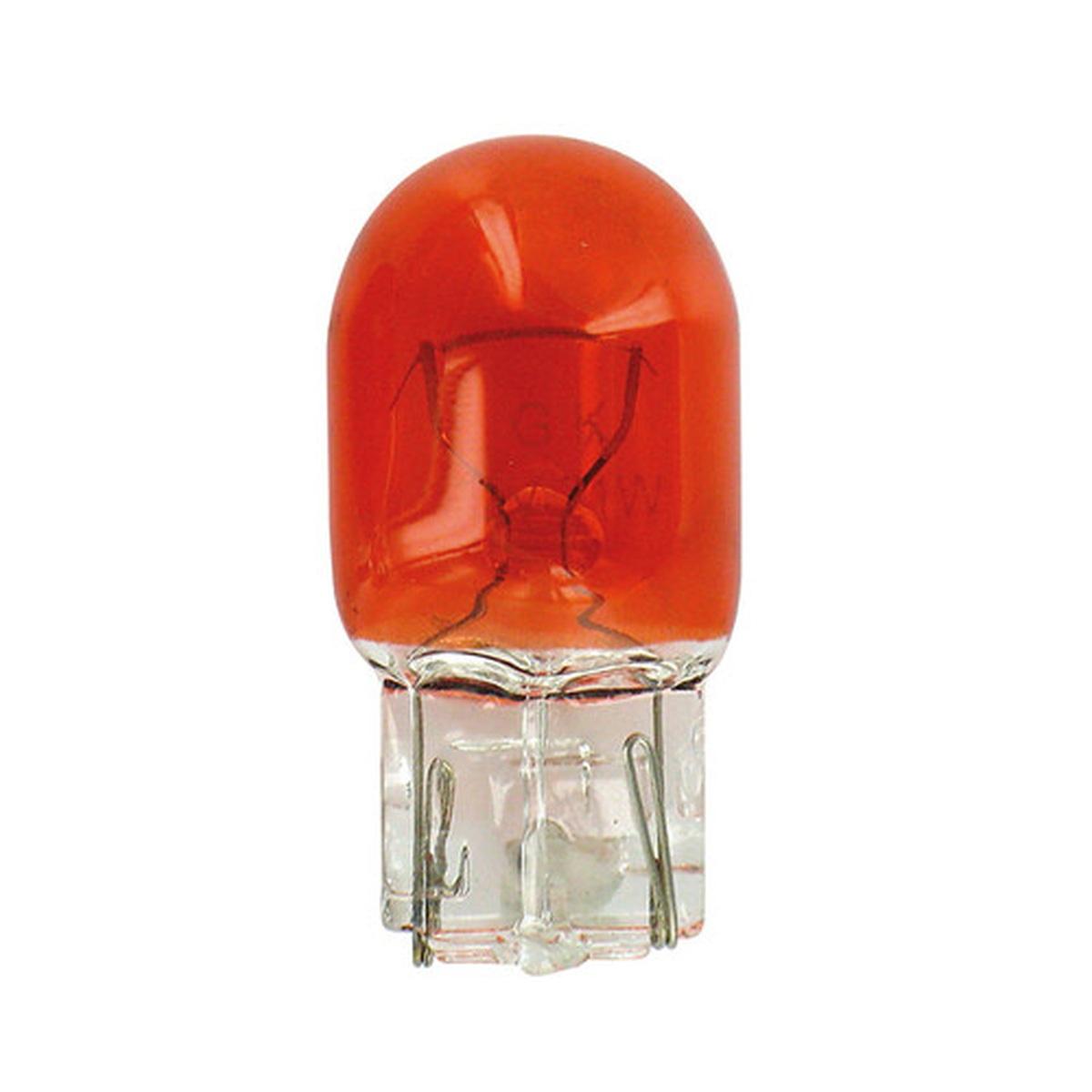 12V Lampada con zoccolo vetro - WY21W - 21W - W3x16d - 2 pz - D/Blister - Arancio