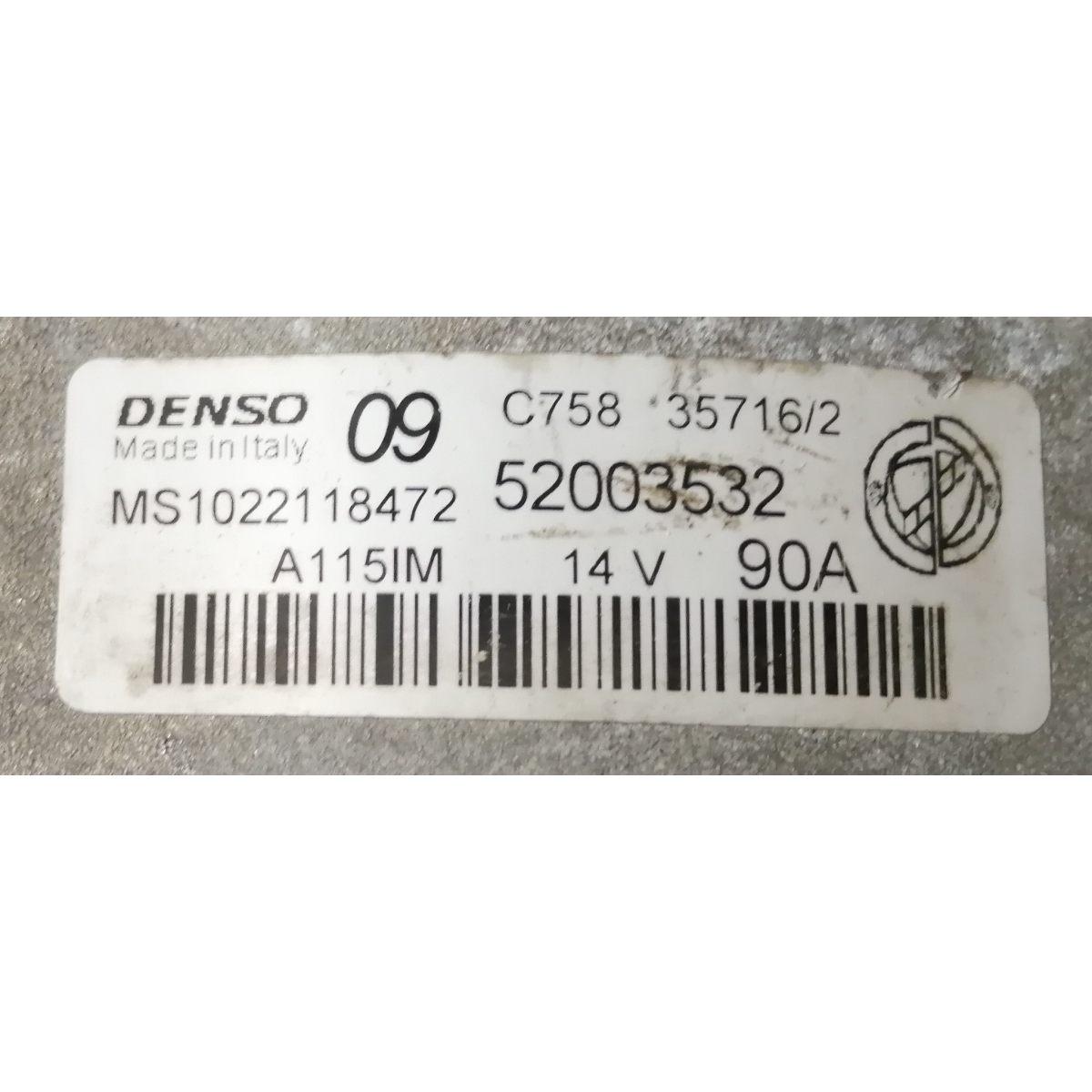 alternatore fiat panda 2005 1.2 bz 52003532