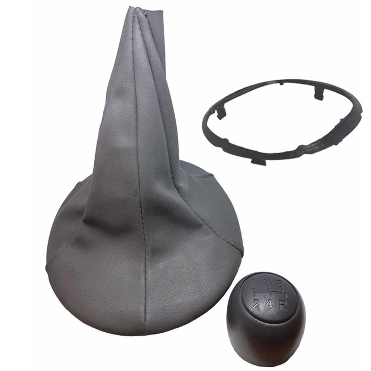 cuffia+pomello fiat panda 2003 2011 5 marce grigio