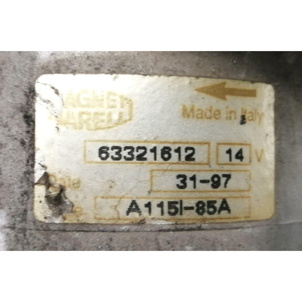 alternatore alfa romeo 146 1.6 bz 63321612