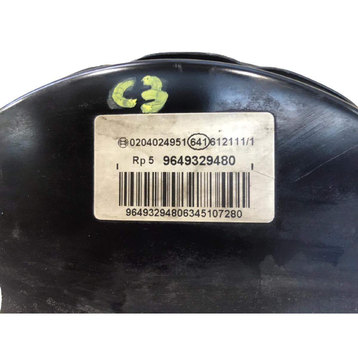 pompa freno con servo citroen c3 1.4 hdi 9649329480