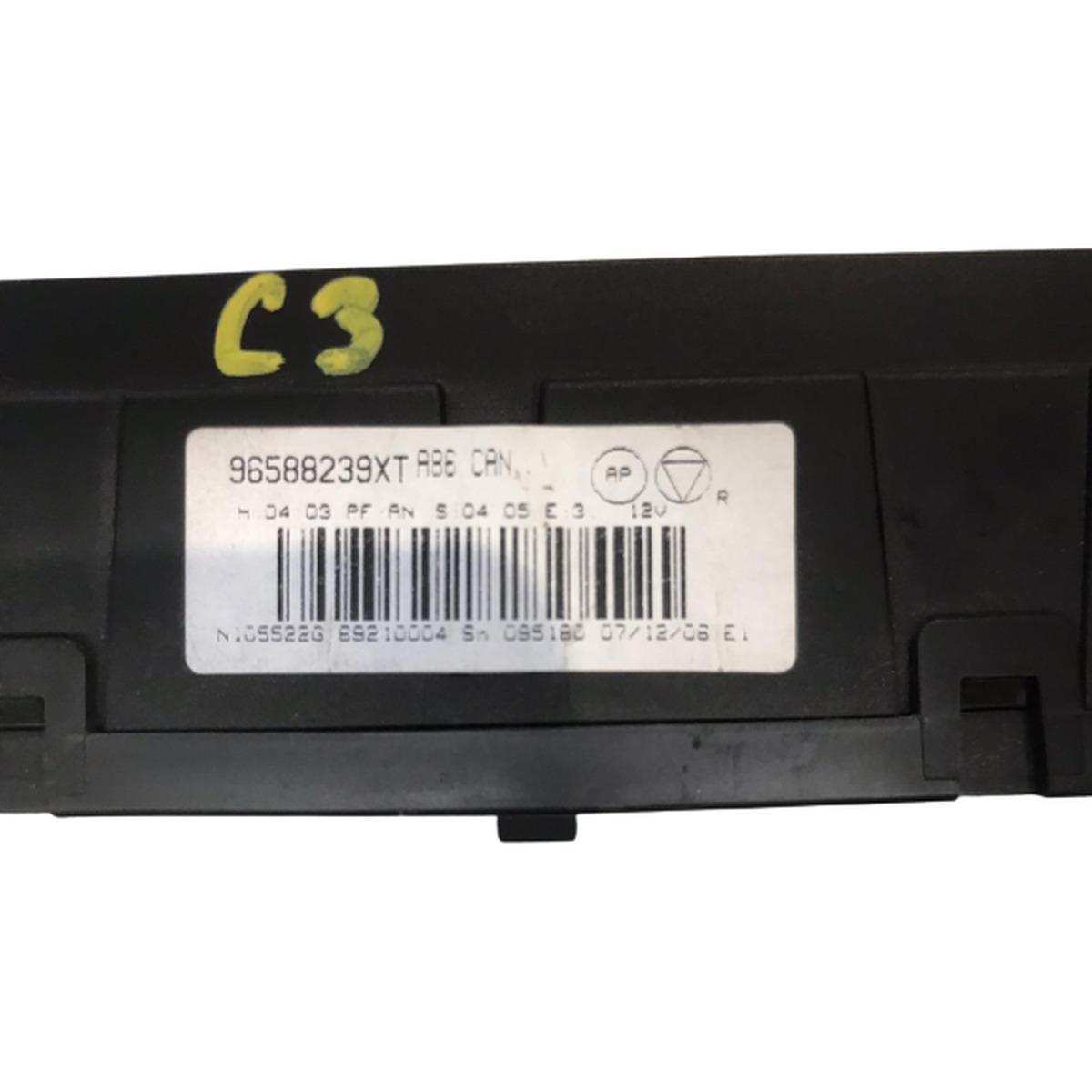 comandi clima citroen c3 96588239xt