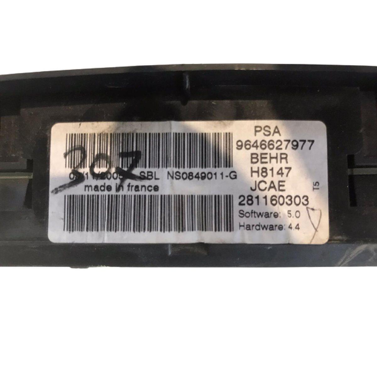 comandi clima peugeot 307 9646627977