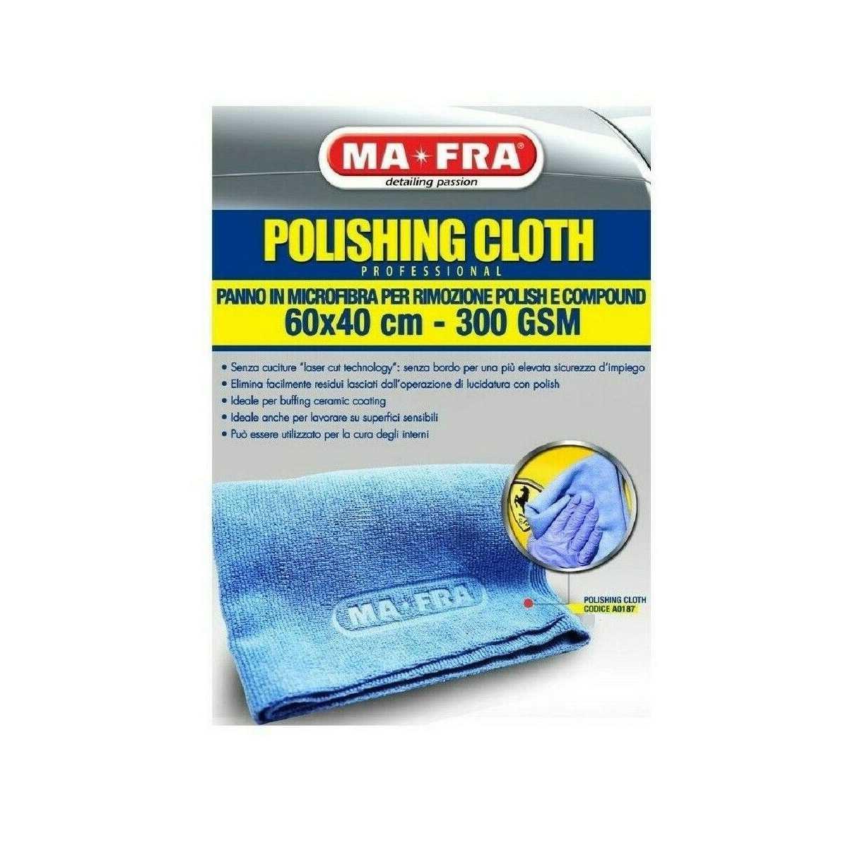 mafra Polishing Cloth Panno in microfibra per la rimozione di polish e compound