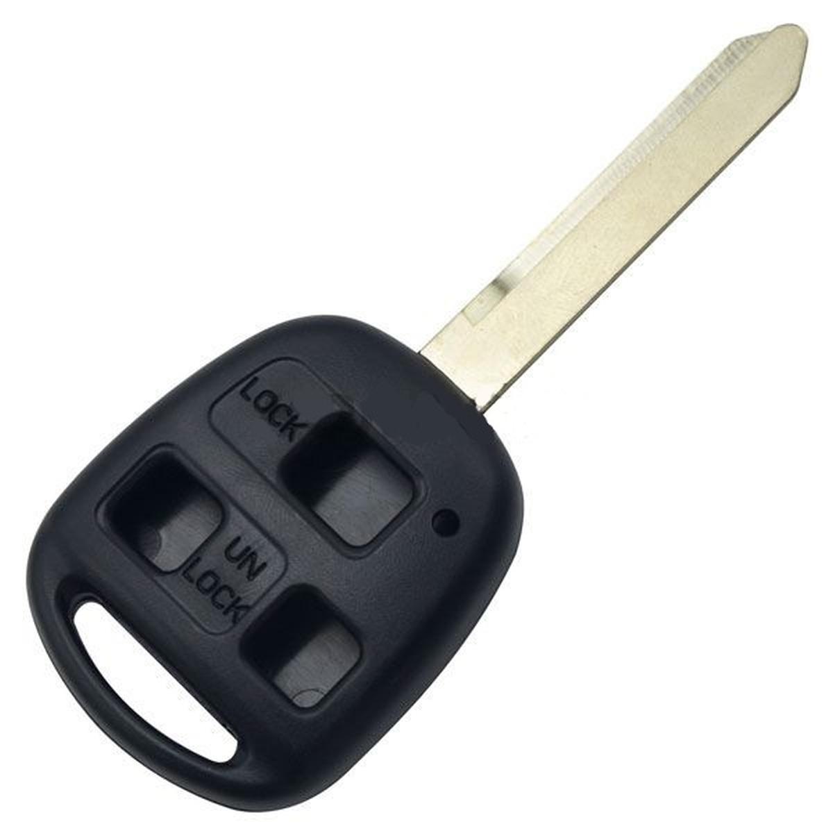 chiave guscio telecomando 3 tasti chiavi auto toyota rav4 yaris