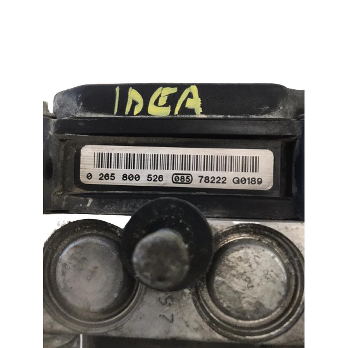 centralina abs fiat idea 0265800526