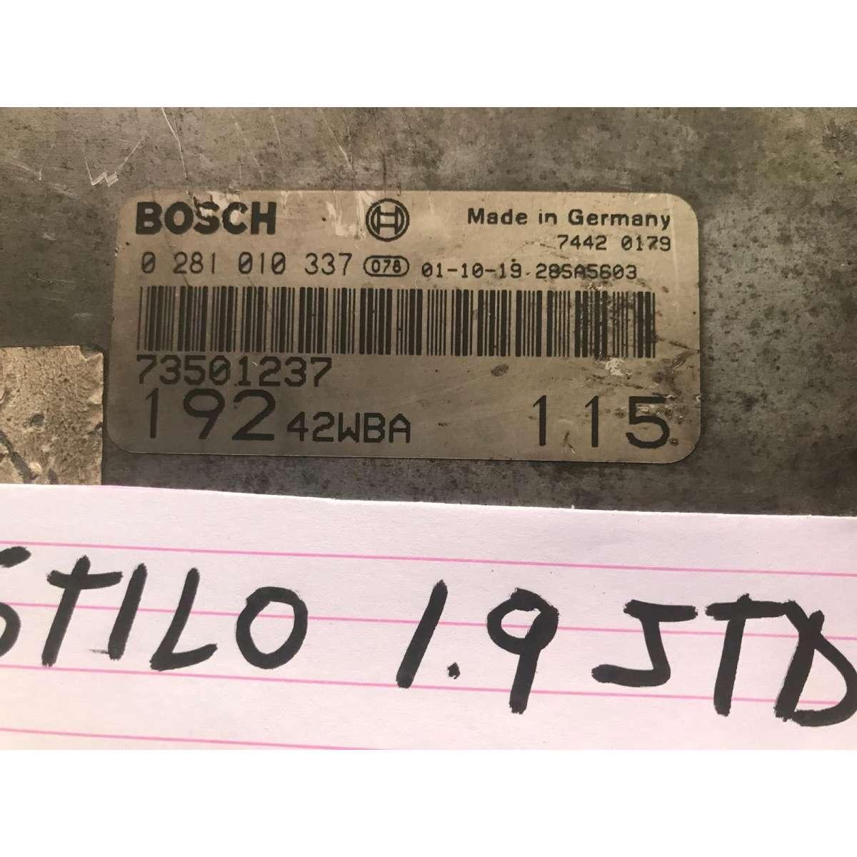 kit accensione fiat stilo 1.9 jtd 0281010337