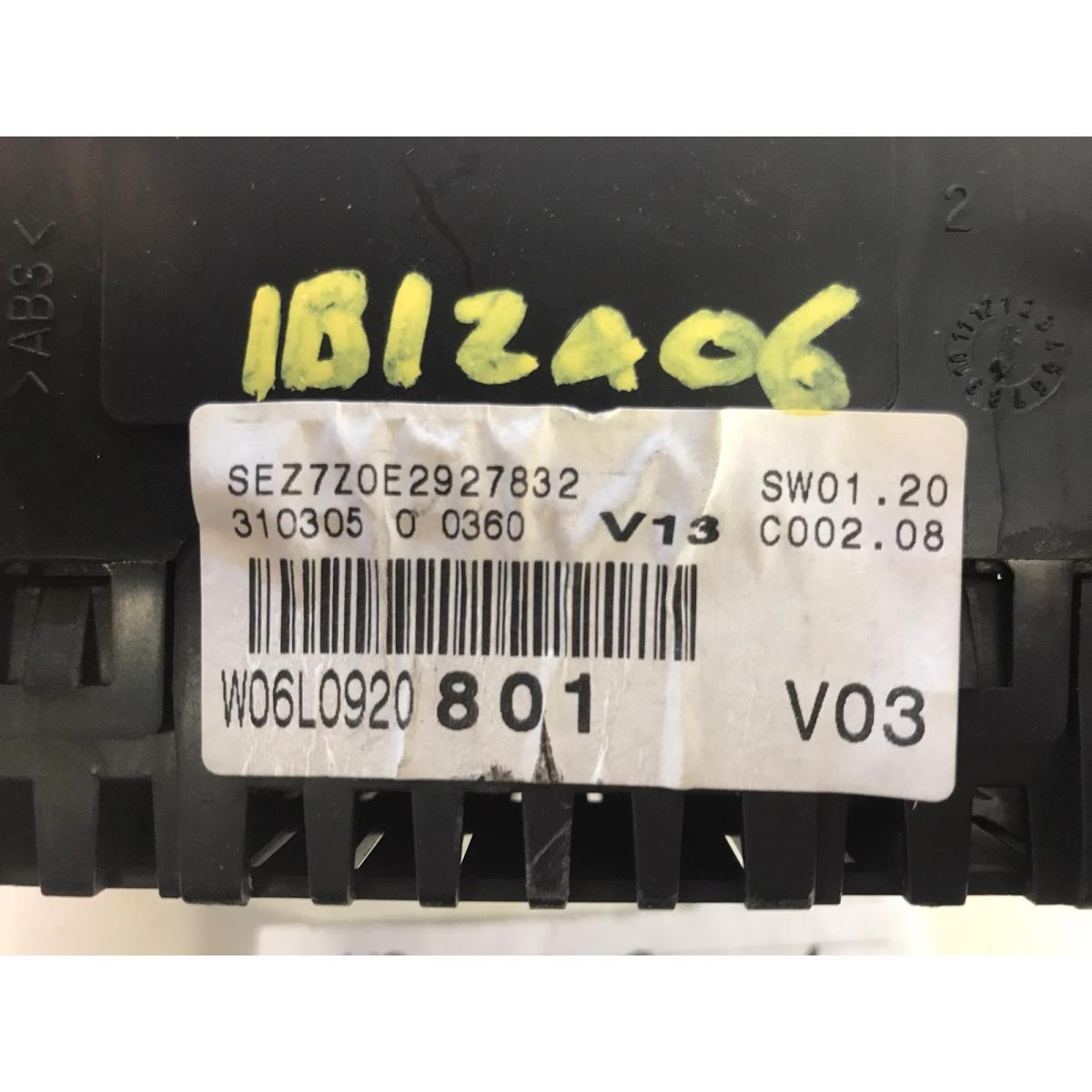 contakm seat ibiza 2006 w06l0920