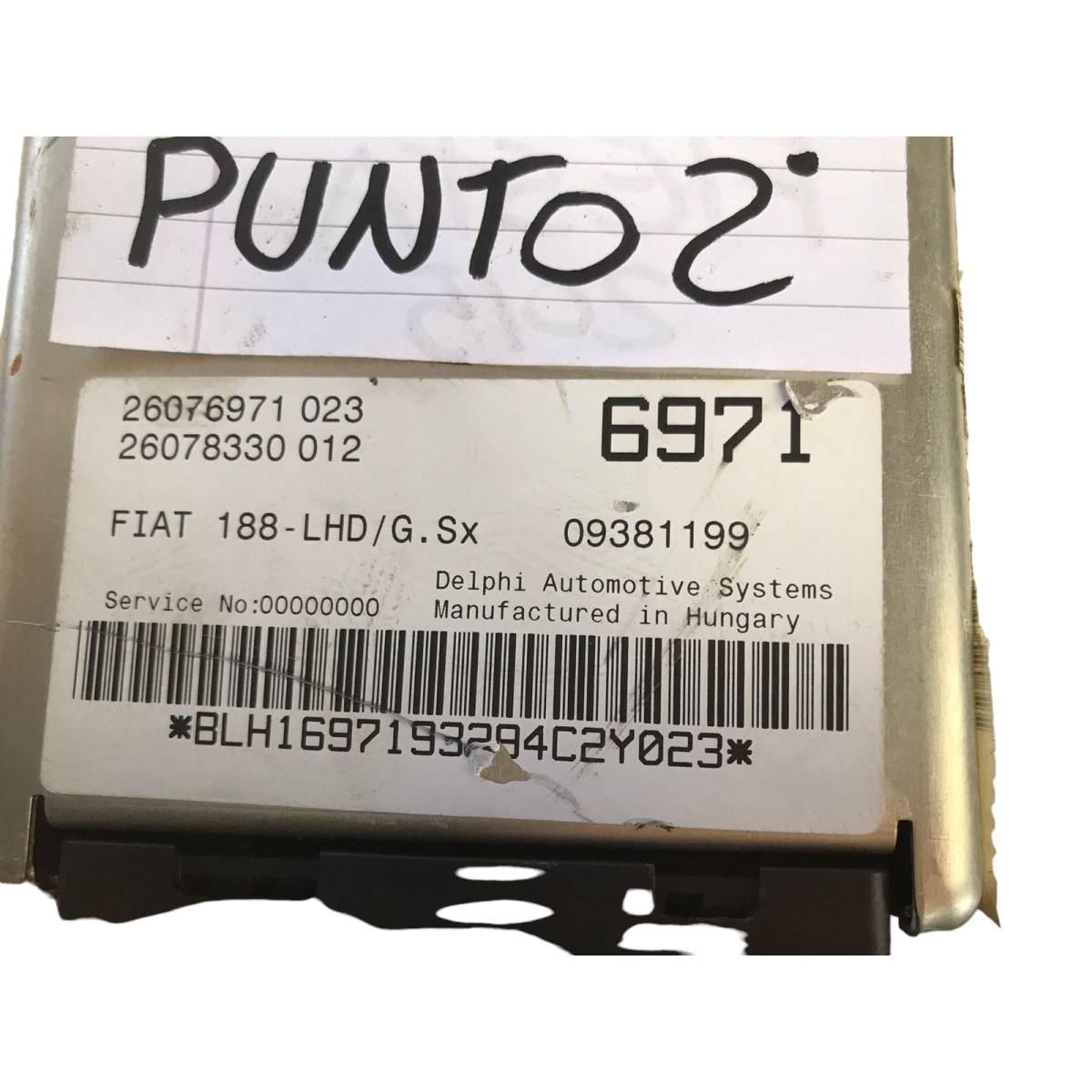 piantone sterzo fiat punto 2 serie 09381199