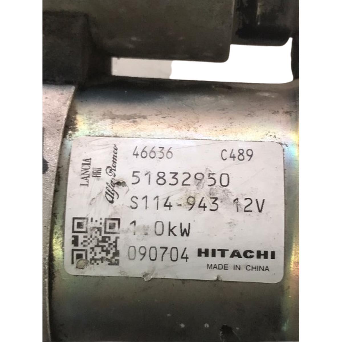 motorino avviamento fiat panda 2005 bz 51832950