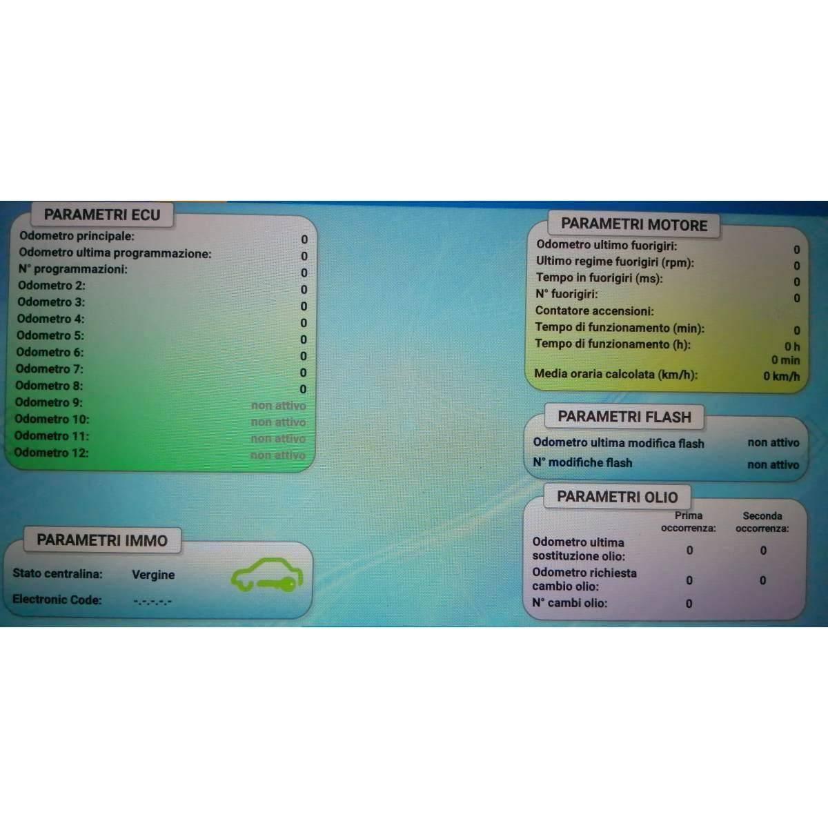 centralina motore fiat panda cross 1.2 bz 52098787 jl7 ricondizionata vergine