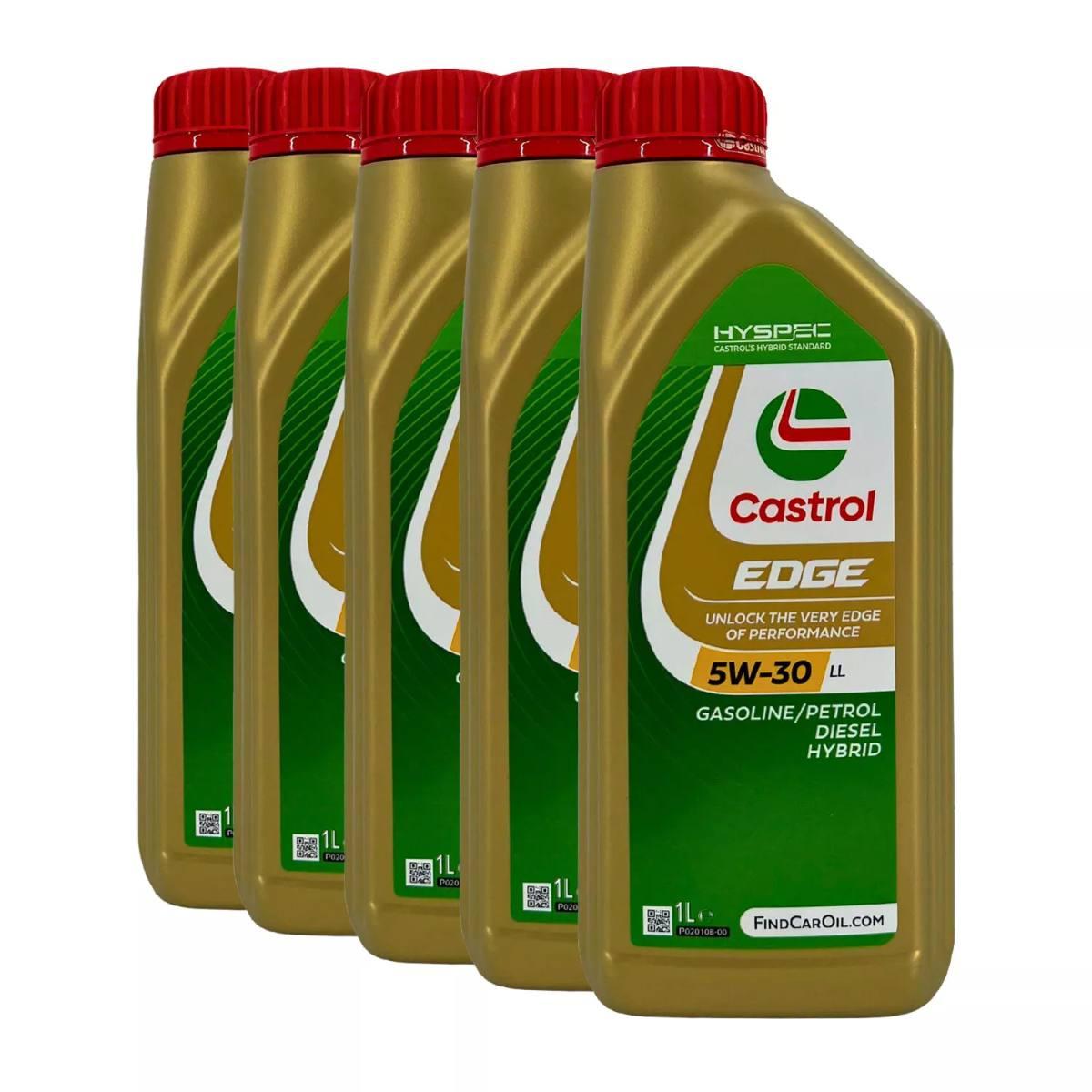 Olio motore auto lubrificante Edge 5W30 LL Long Life Titanium 5