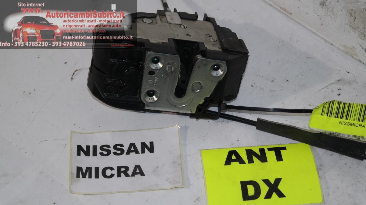 Nissan micra chiusura porta anteriore dx
